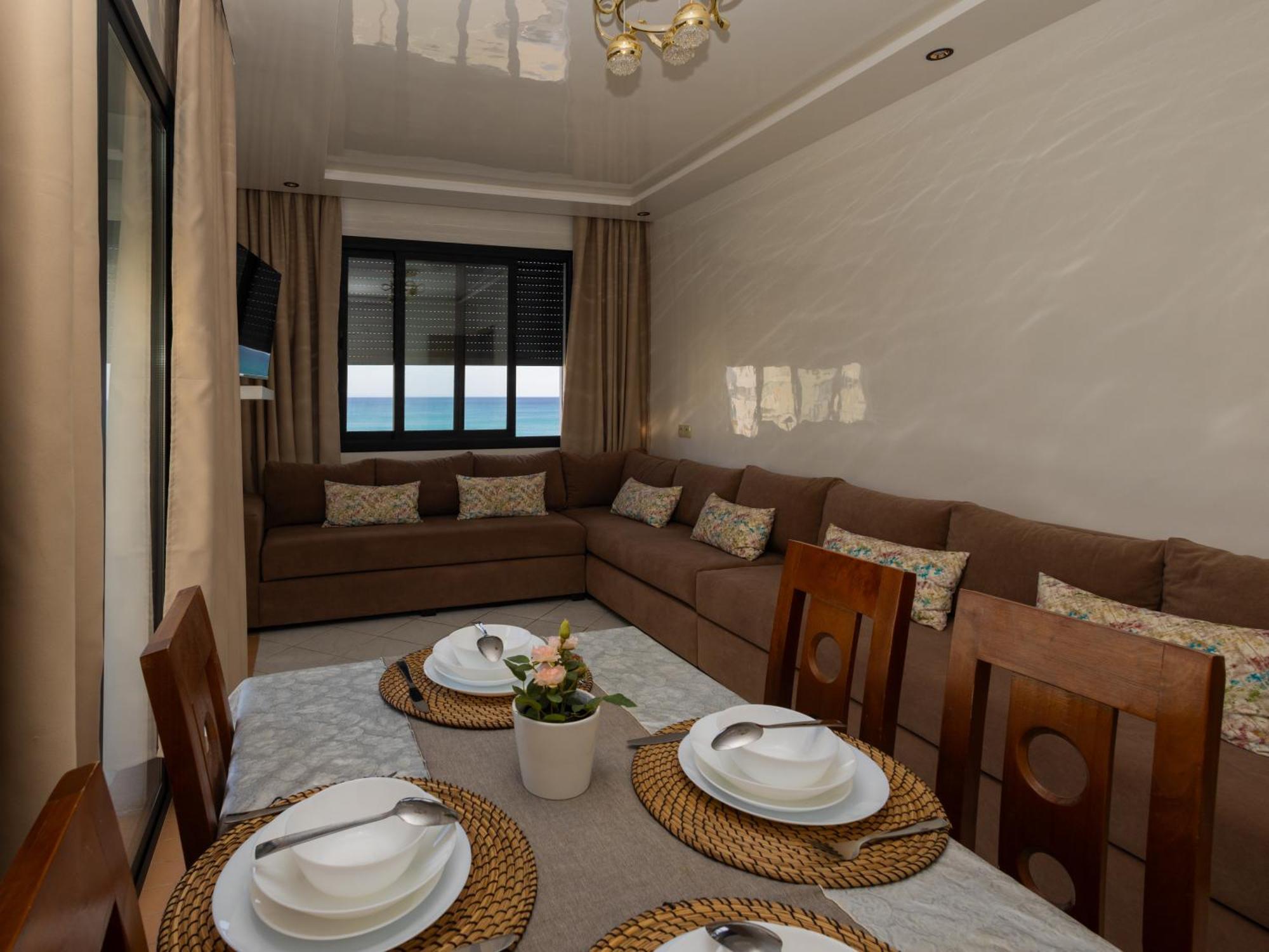Luxury Vista Mar Apartment Martil Exteriör bild