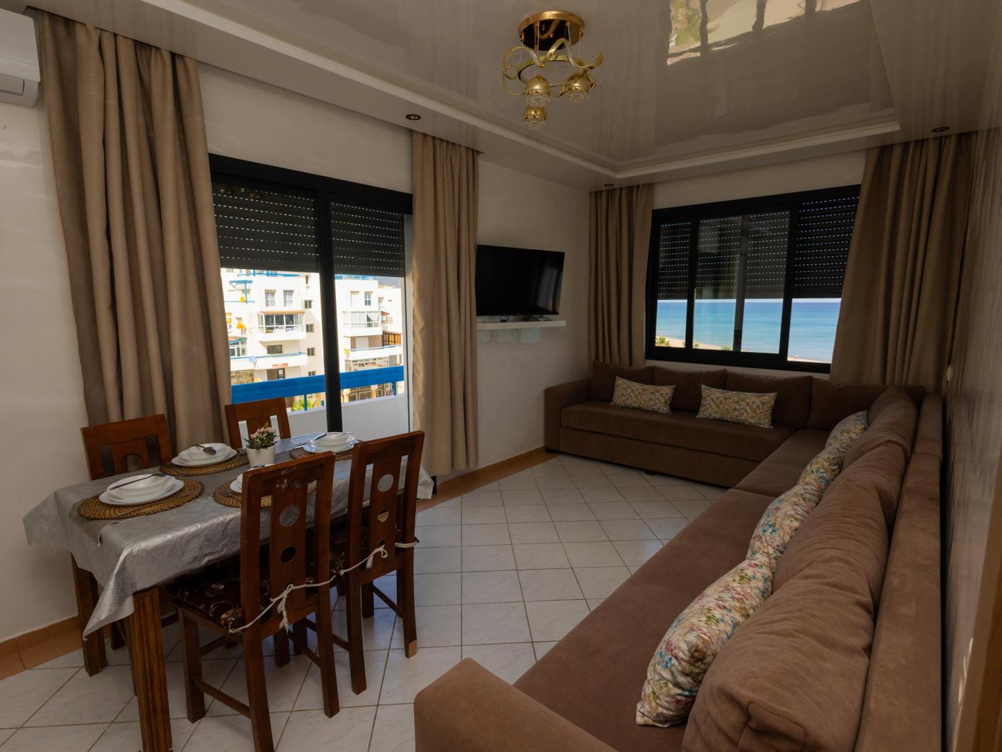 Luxury Vista Mar Apartment Martil Exteriör bild